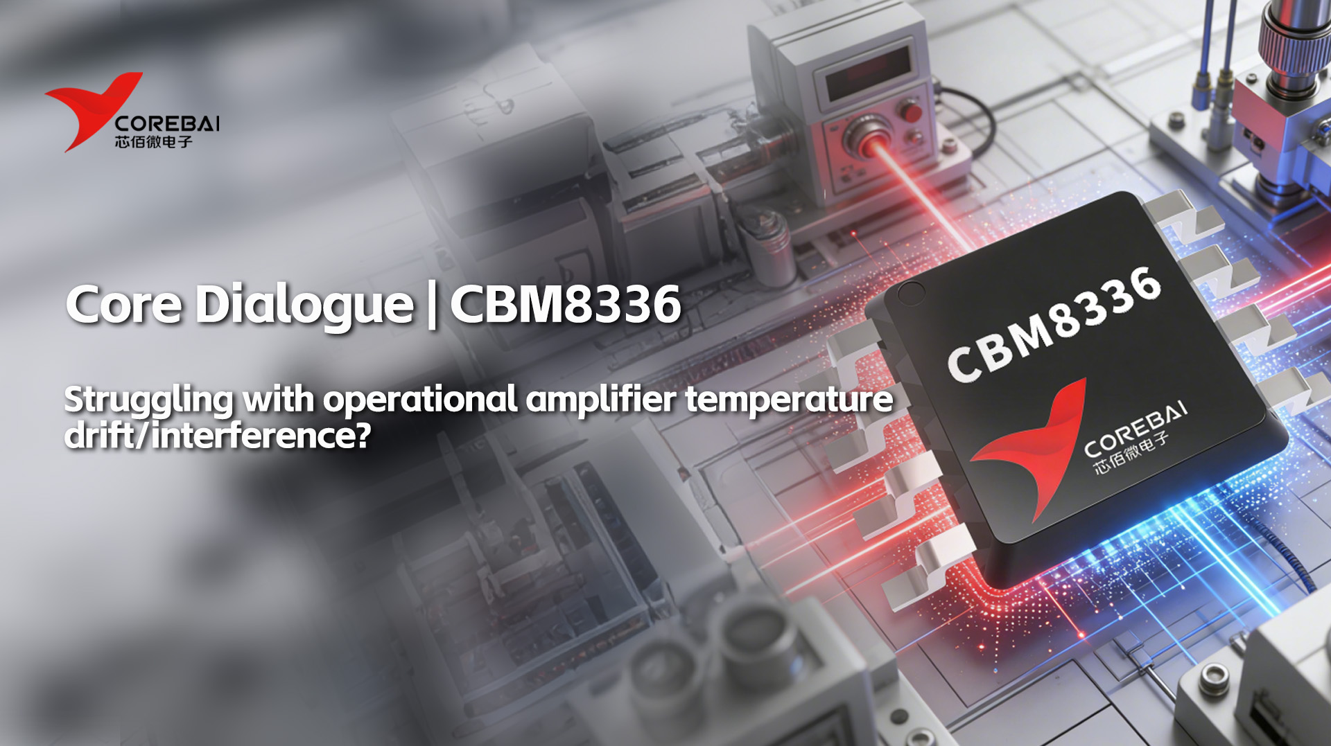 Struggling with operational amplifier temperature drift/interference? This dual-channel precision operational amplifier takes performance to new heights—the CBM8336